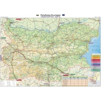 България - транспортна карта
