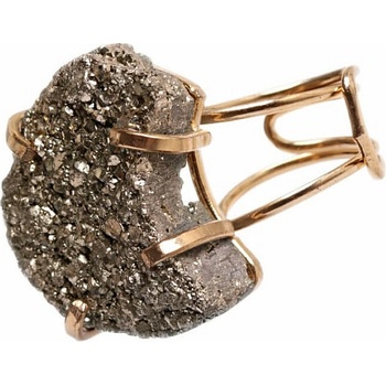 Nefertitis Be Beautiful Pyrit drúza prsten NF54578