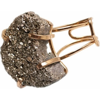 Nefertitis Be Beautiful Pyrit drúza prsten NF54578