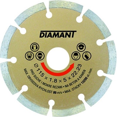 Diamant Kotouč diamantový 125 x 2 x 22.2 mm 21112