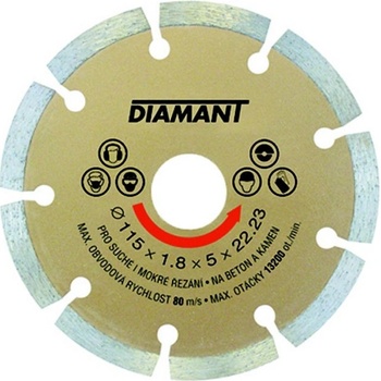 Diamant Kotouč diamantový 125 x 2 x 22.2 mm 21112