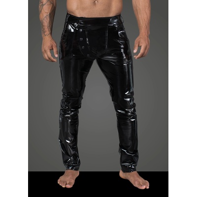 Noir Handmade H060 Men's Long Pants Made of Elastic PVC XL