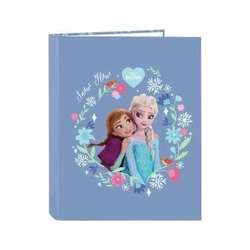 Frozen Папка с пръстени Frozen Син A4 26.5 x 33 x 4 cm