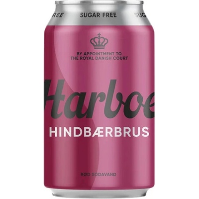 Harboe limonáda s malinovou příchutí light 330 ml