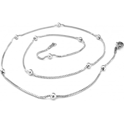 Steel Jewelry Řetízek jemný s kuličkami z chirurgické oceli NH150302