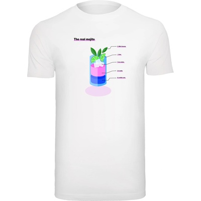 Mister Tee Тениска The Real Mojito Tee white XXLUB-MT2399-00220 - Тъмносив, размер L