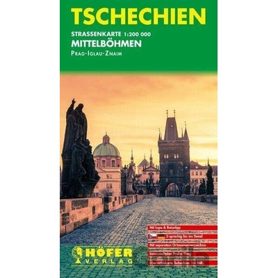 Česká republika (Střední Čechy) 1:200 000 / automapa Höfer Verlag