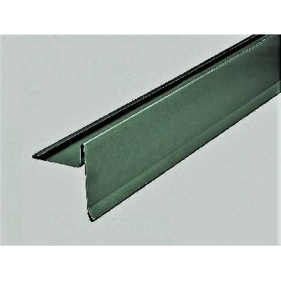 Závětrná lišta klasik s odkapem r.š.250mm pozinkovaná Lakovaná RAL 6020 chromová zelená s folií 2m