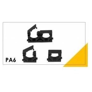 Anamet Europe BV Holder for corrugated PA6 black DN 23 cat. no. 795.123. 1 /1pc. /