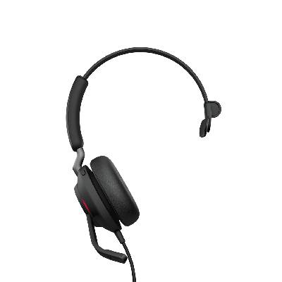 Слушалки Jabra Evolve2 40 SE с кабел, черни, USB-A (24189-899-999)
