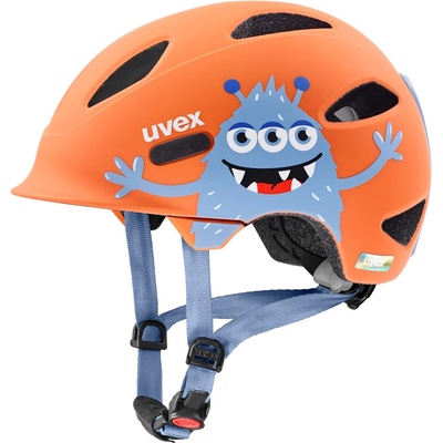 uvex Детска каска за планинско колоездене Uvex Kid's Oyo Style Bike helmet - Monster Papaya Matt - размер 45-50 cm (851-1257-0611)