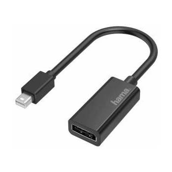 Hama Адаптер HAMA, MiniDisplayPort мъжко - DisplayPort женско, Ultra-HD 4K, Essential, Черен, HAMA-200331