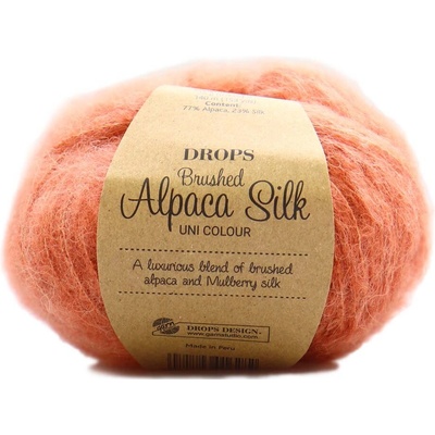 Drops Brushed Alpaca Silk UNI 22 světlá rezavá