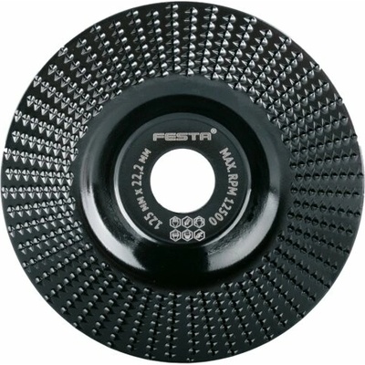 Festa Rašpľový kotúč plochý jemný 125 x 22.2 mm 21805
