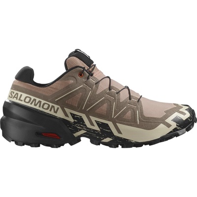 Salomon Мъжки маратонки Salomon Speedcross 6 Trail Running Shoes Mens - Natrual/Black
