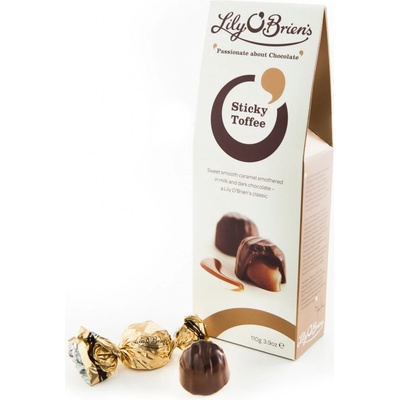 LILY O'BRIENS bonbóny z mléčné a hořké čokolády s karamelovou náplní 110 g