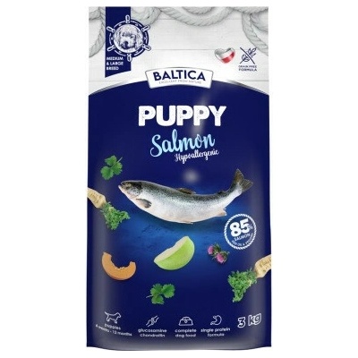 Baltica Excellent Puppy Hypoallergenic M / L Salmon 3 kg