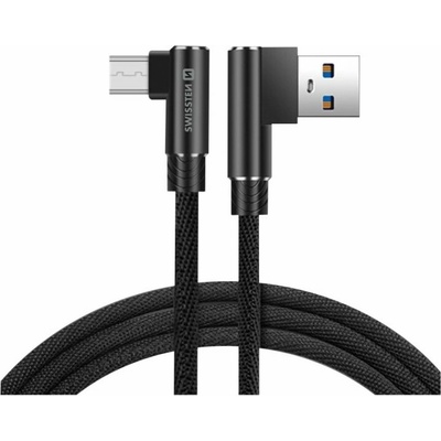 Swissten 71527500 dátový USB - MICRO USB, 1,2m, černý