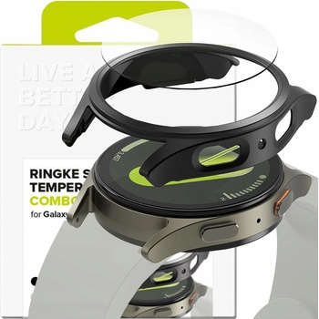 RINGKE SLIM Obal + ochranné sklo Samsung Galaxy Watch 7 44mm TITANIUM BLACK 84539