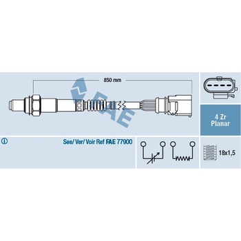 Lambda sonda FAE 77403
