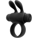 Dildos assorted S Pleasures Premium Line Rabbit Ring Rechargeable Black (P24713)