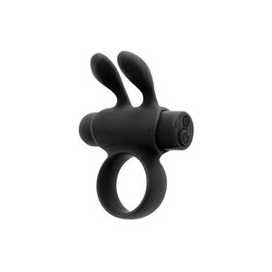 Dildos assorted S Pleasures Premium Line Rabbit Ring Rechargeable Black (P24713)