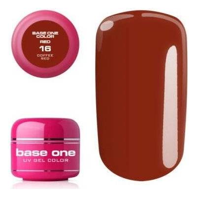 Silcare UV gel Base One Color RED Coffee Red 16 5 g