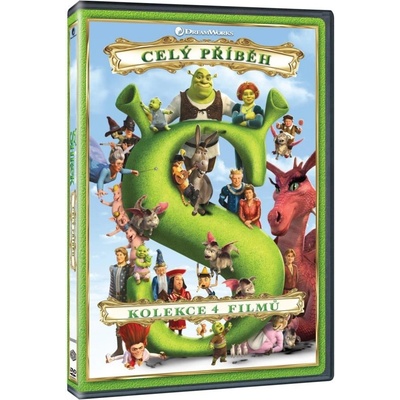 Shrek kolekce 1.-4. DVD – Zboží Mobilmania