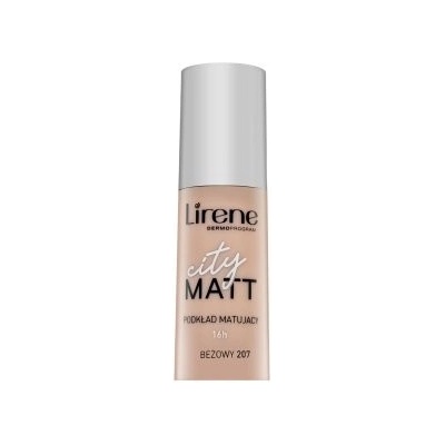 Lirene City Matt Fluid 207 Beige fluidný make-up so zmatňujúcim účinkom 30 ml