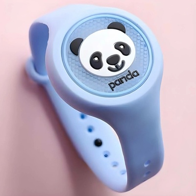 LED Dětský náramek proti hmyzu a komárům Panda