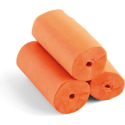 Tcm Fx pomalu padající konfety-serpentýny 10mx5cm, oranžové, 10x