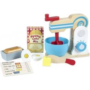 Melissa & Doug - Дървен миксер с аксесоари (19840)