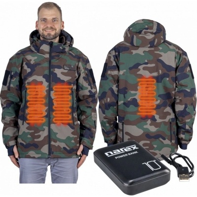 Narex CHJ SET Vyhřívaná bunda Camouflage + powerbanka – Zbozi.Blesk.cz