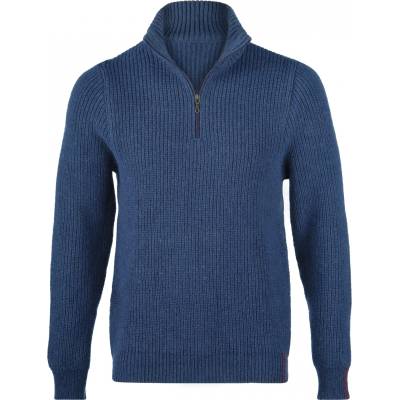 Engel Мъжки вълнен пуловер Engel Troyer Merino jumper - Ozean - размер 50/52 (EU) (005-3788-0213)
