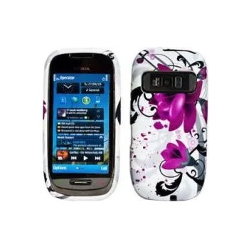 Image 1 of Nokia C7 Flora V6 Силиконов Калъф + Протектор