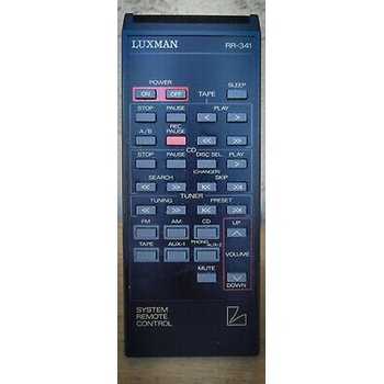 GENERAL Luxman rr-341 - дистанционно управление дубликат (rr-341)