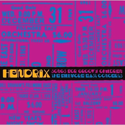 Hendrix Jimi Songs For Groovy Children the FillMore East Concerts Vinyl