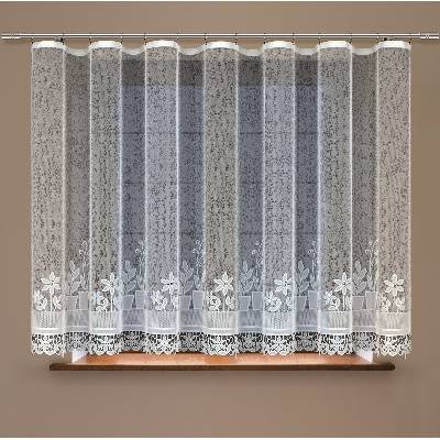 Kusová záclona Tiara S řasící páskou F1 160x400