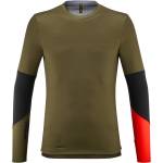 Mavic Мъжка фланелка с дълъг ръкав за колоездене Mavic Deemax Enduro Pro L/S Jersey Cycling jersey - Olive / Spicy Orange (056-3619-0112)