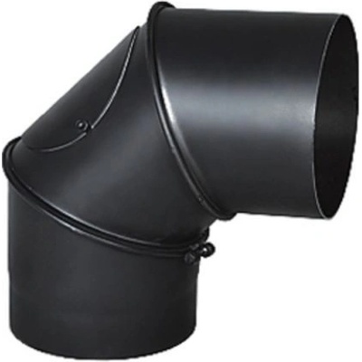 STAHL SYSTEM Dymové koleno nadstavné s revíznym otvorom 0-90°, ø200mm, hr. mat. 2mm KOL200/90