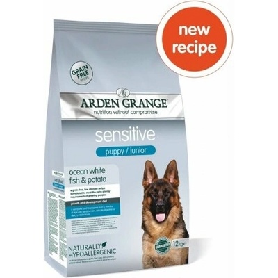 Arden Grange GF Dog Puppy Sensitive Oc.White Fish & Potato 2 kg