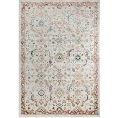 Takoy Koberec 160x230 cm krémově-cihlový s klasickým motivem ve vintage stylu ELORA 8-HF-489344 | 160 x 230 cm