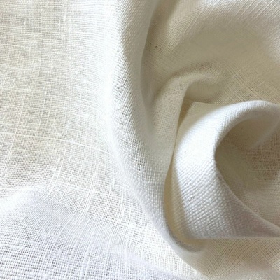 100% Ľan 185g , 150 cm - Biela