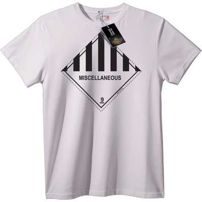 NOONEBRAND Тениска Марка Brooklyn Разни - M, White