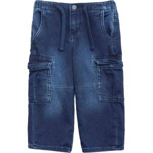 Guess Детски дънки Guess - Със странични джобове, сини, 12 м (20254-N5BA01-D5FQ0-RKOY-12M) - ozone