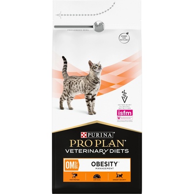 PRO PLAN Veterinary Diets PRO PLAN Ветеринарни диети OM St/Ox Управление на затлъстяването Суха храна за котки 1, 5кг