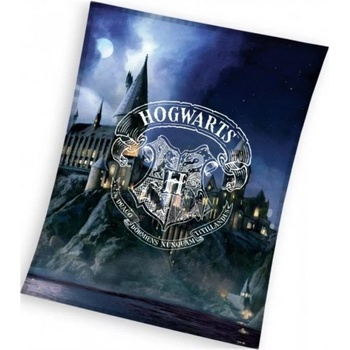Carbotex Veľká mäkká deka Harry Potter škola čarov a kúziel v Bradaviciach