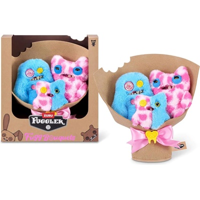 ZURU Плюшени играчки Zuru Fuggler - Зъбати Чудовища в Букет, 3 броя, асортимент (15780)