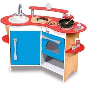 Melissa & Doug - Дървена ъглова кухня (13950)