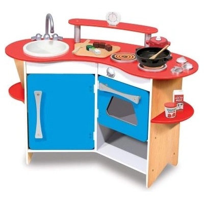 Melissa & Doug - Дървена ъглова кухня (13950)